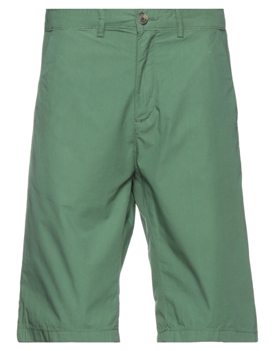 Liu •jo Man Man Shorts & Bermuda Shorts Green Size 32 Cotton In Green