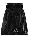 Federica Tosi Woman Shorts & Bermuda Shorts Black Size 4 Polyester, Elastane
