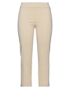 Avenue Montaigne Cropped Pants In Beige