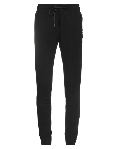 DOLCE & GABBANA DOLCE & GABBANA MAN PANTS BLACK SIZE 36 COTTON, POLYAMIDE, POLYURETHANE
