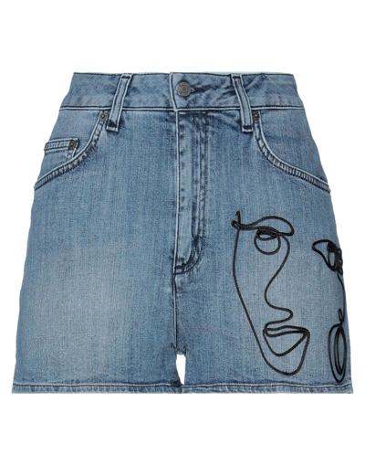 Moschino Denim Shorts In Blue