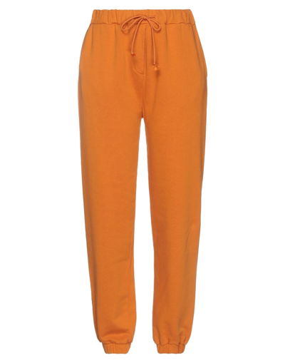 Semicouture Pants In Orange