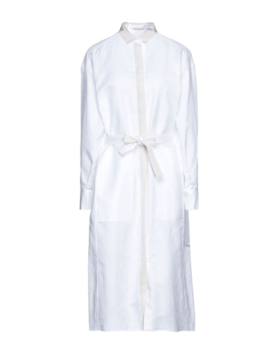 Agnona Midi Dresses In White