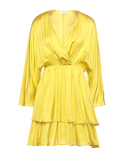 Vicolo Short Dresses In Yellow