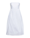 Sfizio Short Dresses In White