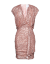 Gaelle Paris Short Dresses In Copper