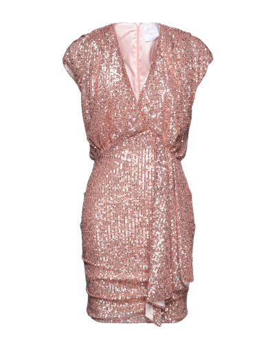 Gaelle Paris Short Dresses In Copper