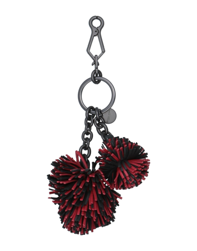 Bottega Veneta Key Rings In Red