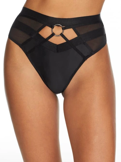 Pour Moi Obsessed High-waist G-string In Black