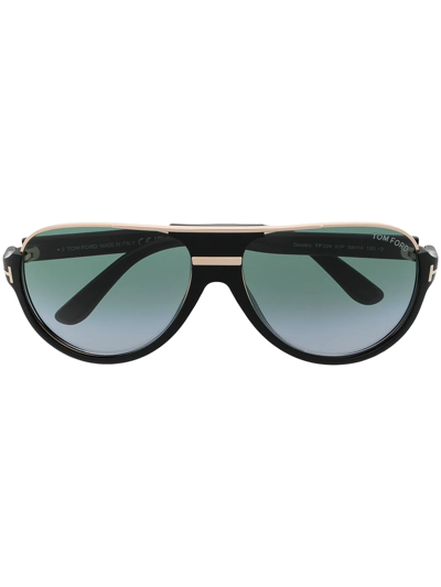 Tom Ford Pilot-frame Sunglasses In Black