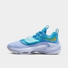 Nike Zoom Freak 3 Basketball Shoes In Dutch Blue/metallic Gold/ghost