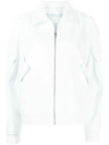 DION LEE ZIP-UP FITTED BOMBER JACKET