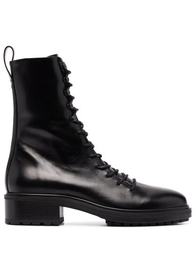 Aeyde Isabel Lace-up Boots In Black