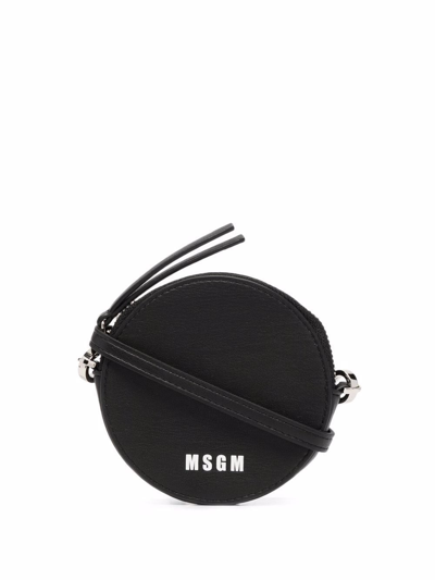 Msgm Logo-print Tote Bag In Black