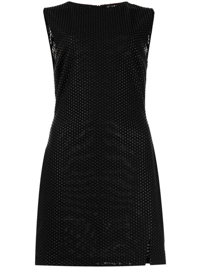hair accessories for black dress Black Studded Long Sleeve Dress – Maison-B-More Global Store main image 0