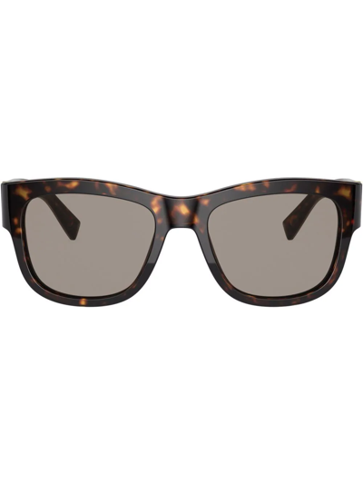 Dolce & Gabbana Square Frame Tortoiseshell Sunglasses In Braun