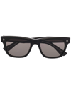 Garrett Leight Tinted Square-frame Sunglasses In Schwarz