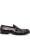 TOD'S T-LOGO LEATHER LOAFERS