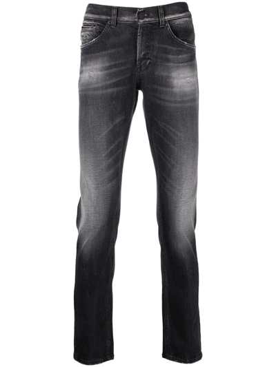 Dondup Low-rise Skinny Jeans In Black