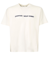 Sunnei Cotton Tshirt With Embroidery In White