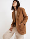 Madewell The Larsen Blazer In Toffee Melange