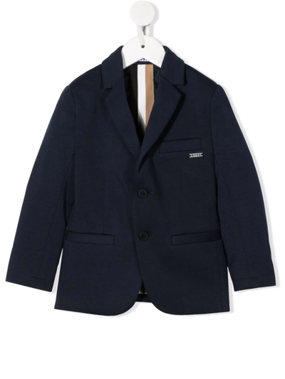 Bosswear Kids' Single-breasted Blazer In Blue