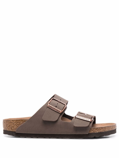 Birkenstock Arizona Vegan Sandals In Brown