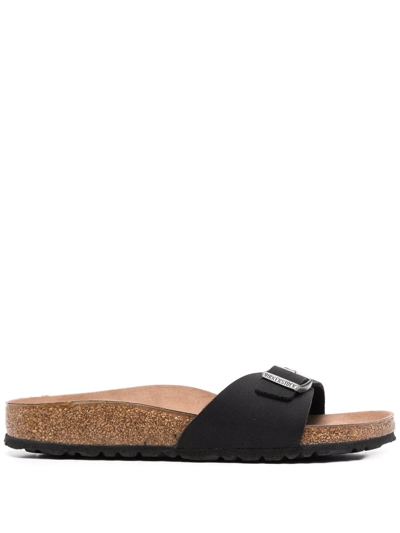 Birkenstock Madrid Vegan Sandals In Black