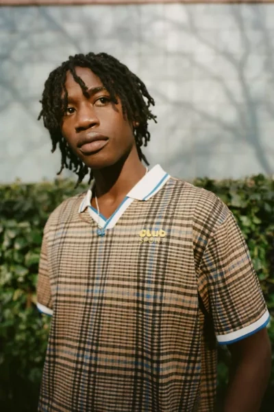 Urban Outfitters Uo Reggie Soccer Jersey Tee In Brown Multi ModeSens