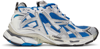 Balenciaga Runner Mesh Panelled Trainers In Navy White