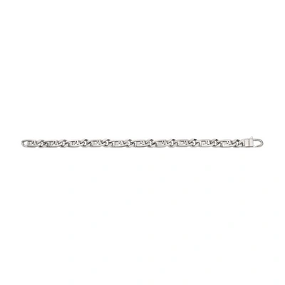 Fendi O'lock Bracelet In Argent