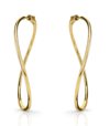 ANITA KO Yellow Gold Twisted Hoop Earrings