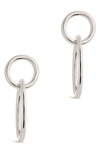 Sterling Forever Interlocking Circle Stud Earrings In Silver
