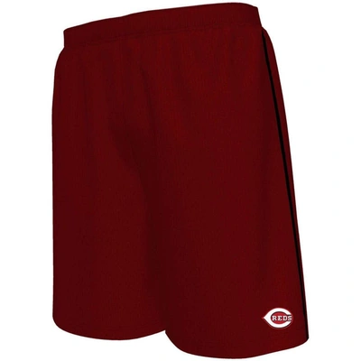 MAJESTIC FANATICS BRANDED RED CINCINNATI REDS BIG & TALL MESH SHORTS