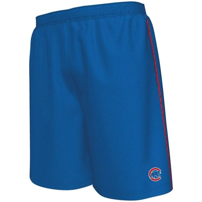 Majestic Men's  Royal Chicago Cubs Big And Tall Mesh Shorts