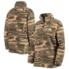 G-III SPORTS BY CARL BANKS G-III SPORTS BY CARL BANKS CAMO NEW JERSEY DEVILS SHERPA QUARTER-ZIP JACKET