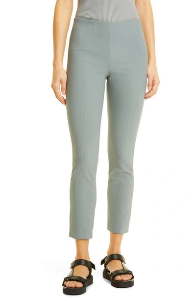 Vince Stitch Front Seam Leggings In Dark Sea Stone