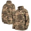 G-III SPORTS BY CARL BANKS G-III SPORTS BY CARL BANKS CAMO BOSTON BRUINS SHERPA QUARTER-ZIP JACKET