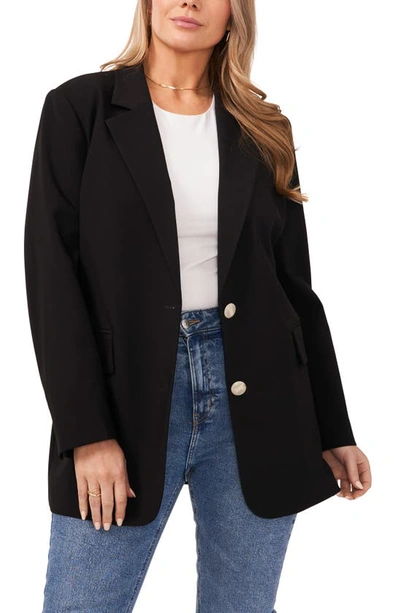 Vince Camuto Notched Collar Blazer In Rich Black