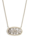 Kendra Scott 'dollie' Pendant Necklace In Gold/ Silver