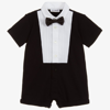 DOLCE & GABBANA BLACK TUXEDO COTTON SHORTIE