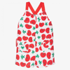 AGATHA RUIZ DE LA PRADA AGATHA RUIZ DE LA PRADA GIRLS RED TOMATO DUNGAREES