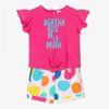 AGATHA RUIZ DE LA PRADA AGATHA RUIZ DE LA PRADA GIRLS POLKA DOT SHORTS SET