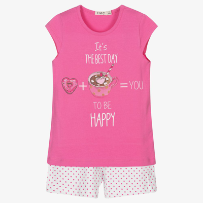 Everything Must Change Babies' Girls Pink Short Pyjamas