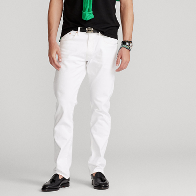 Ralph Lauren Hampton Relaxed Straight Jean In White Stretch | ModeSens