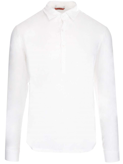 Barena Venezia Barena Polo Neck Fine Knit Shirt In White