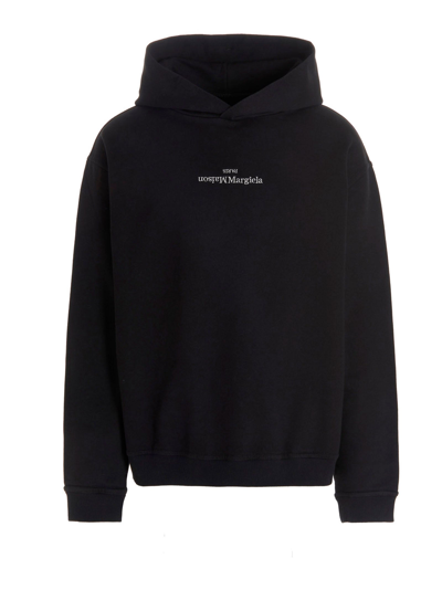 MAISON MARGIELA MAISON MARGIELA LOGO EMBROIDERED HOODIE