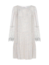 SEE BY CHLOÉ SEE BY CHLOÉ GRAPHIC PRINTED LACE DETAILED MINI DRESS