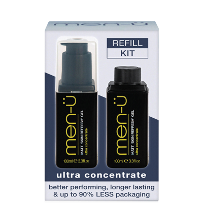 Menu Men-ü Matt Skin Refresh Gel Refill Kit 2 X 100ml