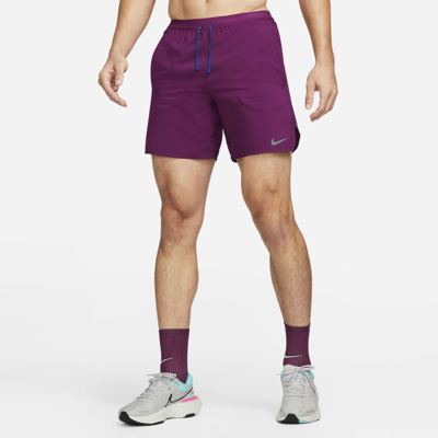 Nike Flex Stride Men's 7" Brief Running Shorts In Sangria